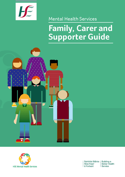 Front page of MHS Family, Carer and Supporter Guide