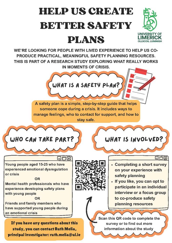 HELP US CREATE BETTER SAFETY PLANS FOR YOUNG PEOPLE
